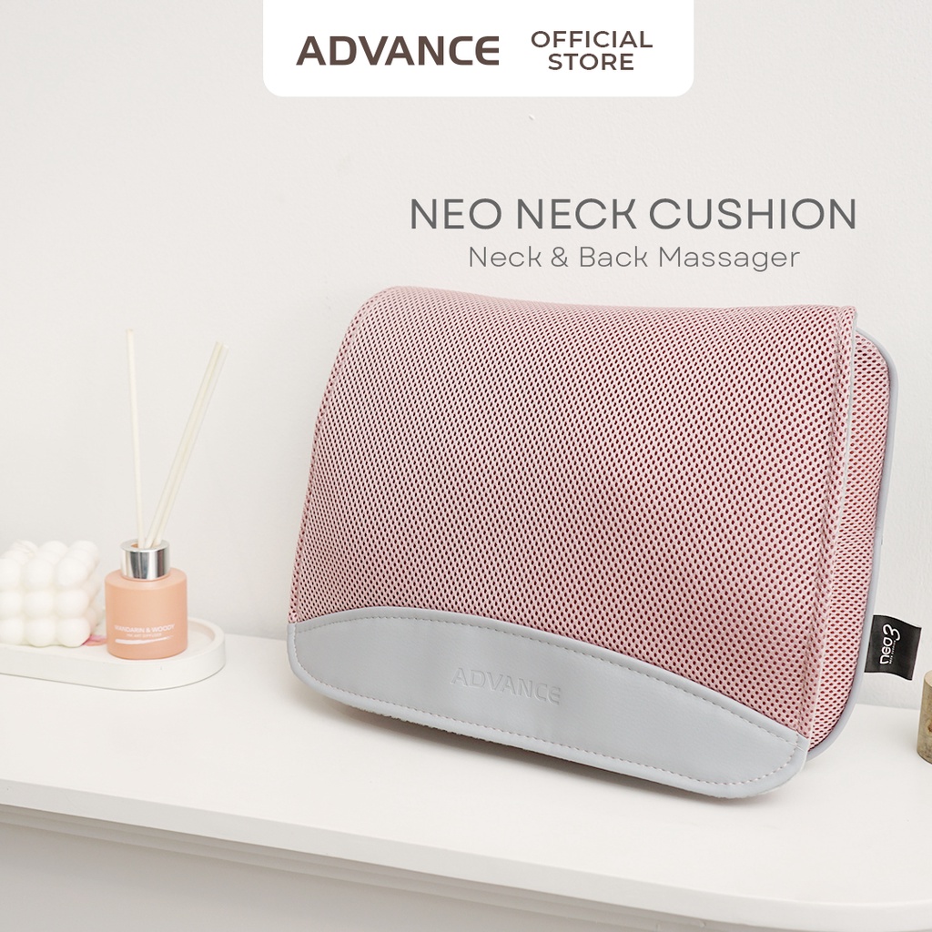 ADVANCE - Neo Neck Cushion 3 (HS8886) Massage Pillow - Bantal Pijat Leher dan Pundak Alat Pemijat Mesin Pijit Pijet Getar Elektrik