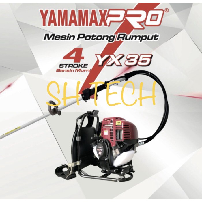 MESIN POTONG RUMPUT GENDONG YAMAMAX PRO 4 TAK 4 STROKE