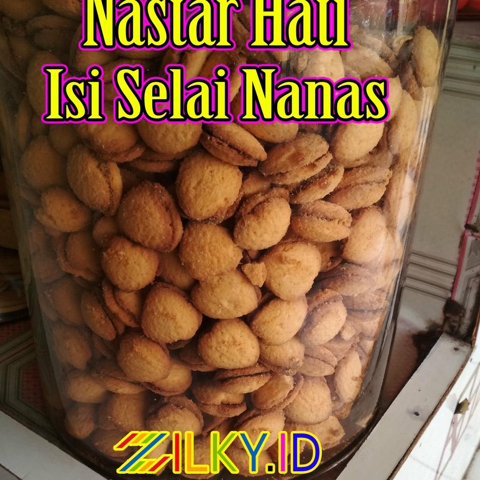 

code4v9Uj--500gr Kue Kering Snack Nastar Hati Isi Selai Slai Nanas 500 gr K1