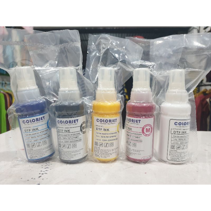 Tinta DTF 100ml CMYK White Colorjet