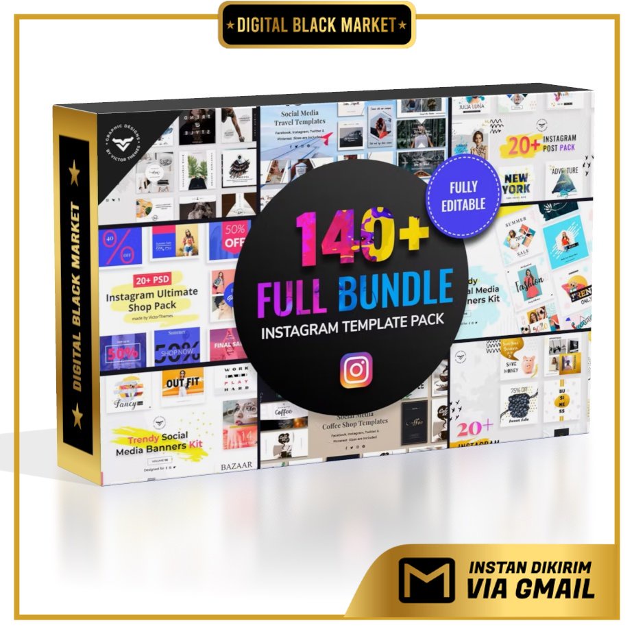 Insta Post Templates Full Bundle Up