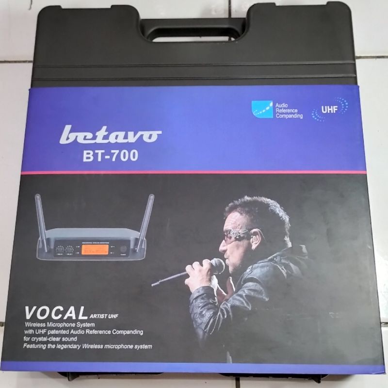 Mic wireless Betavo BT-700 uhf / mic wireless gagang set