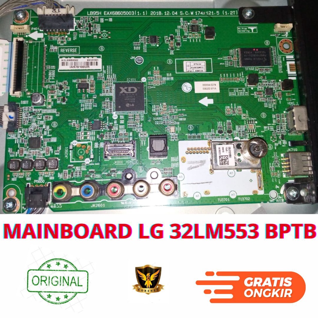 MAINBOARD LG 32LM550BPTA MOTHERBOARD LG 32LM550 MB LG 32LM550BPTA