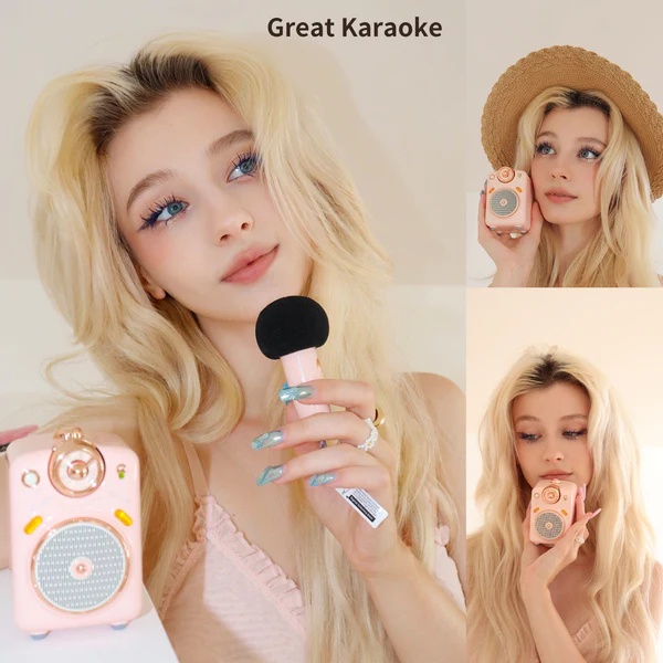 Divoom Fairy OK Portable Bluetooth Speaker with Microphone Karaoke Function - Garansi Resmi Divoom Indonesia 1 Tahun