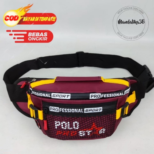 WAISTBAG/TAS ERGER SLEMPANG PRIA Tas Selempang Waistbag Pinggang Slempang Pria Cowo Cowok Yipinu Ant