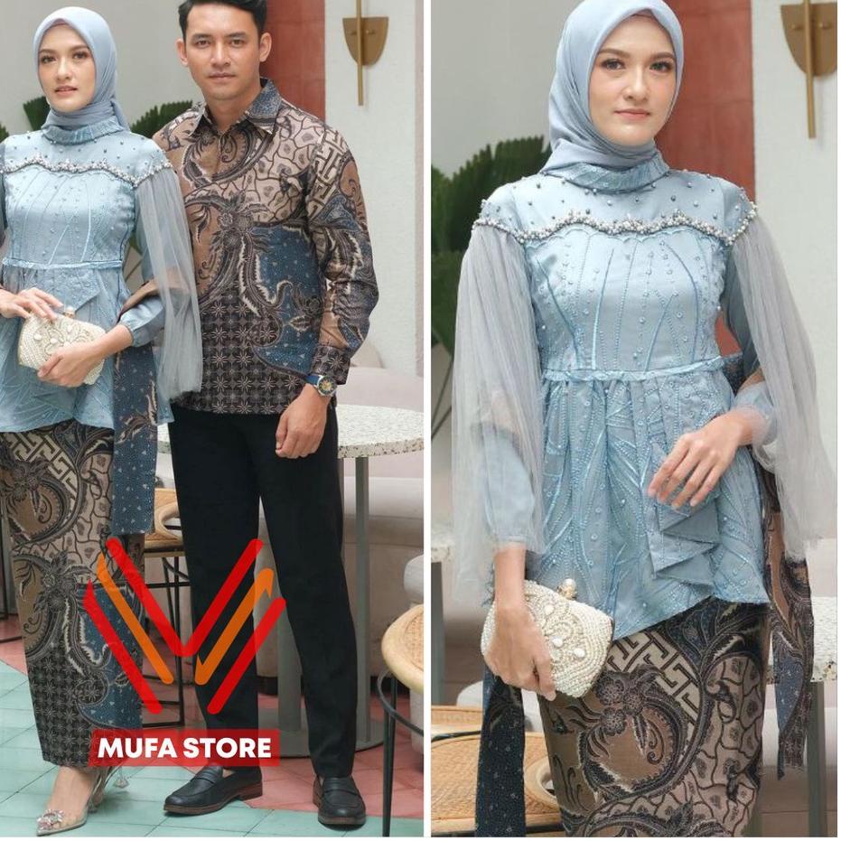 Rekomendasi Batik Couple Kebaya Modern Kebaya Wisuda Tunangan Lamaran Baju Kondangan Terbaru 2022