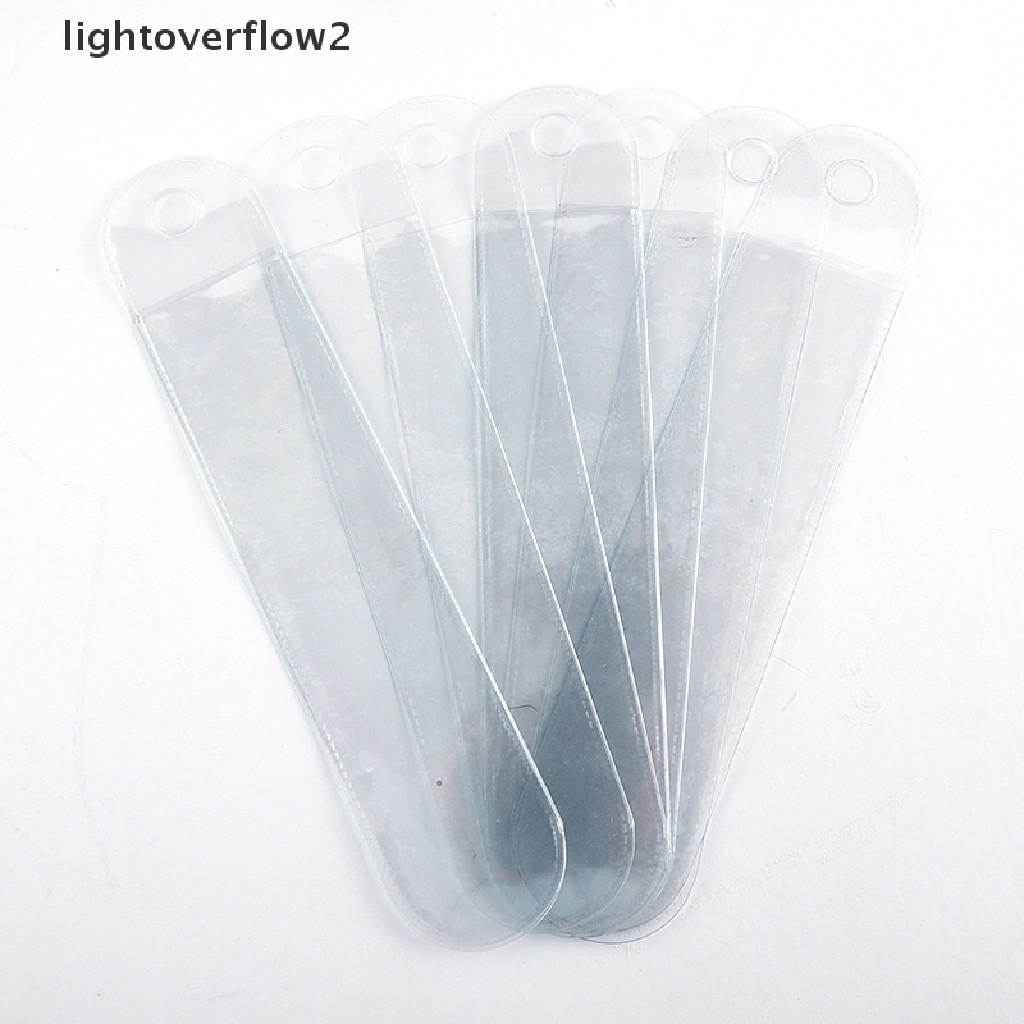 (lightoverflow2) 10pcs / Set Tempat Pensil Universal Bahan Plastik Matte Untuk Hadiah