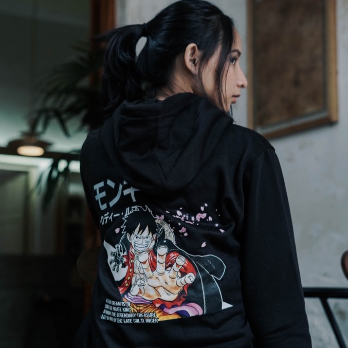 New Arrival Hoodie Anime One Piece Luffy Wano Ryuo Haki Limited Edition