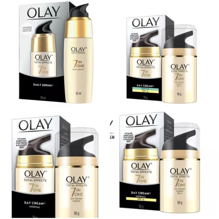 Gemma Olay Olay Total Effect 50 Gr (Besar) Krim Serum Hitam
