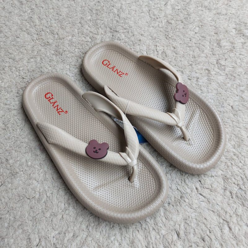 Sandal Jepit Lentur Jelly Karet Kenyal Glanz M2288