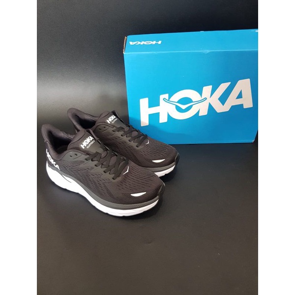 Sepatu Hoka clifton 8 wide sepatu running /lari sepatu super premium
