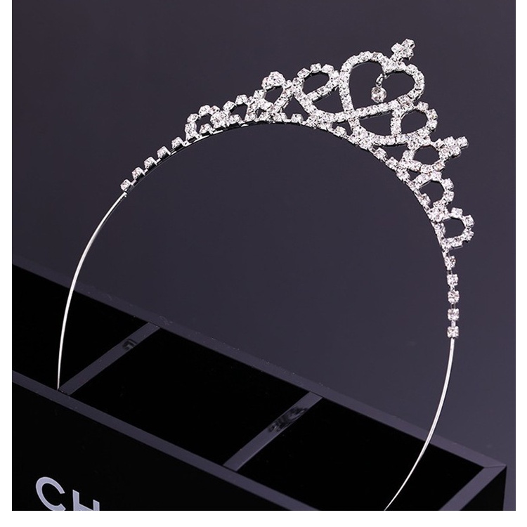 【Hadiah Ulang Tahun】Putri Putri Crown Headband Tiara Hair Sticks Aksesori Rambut Putri