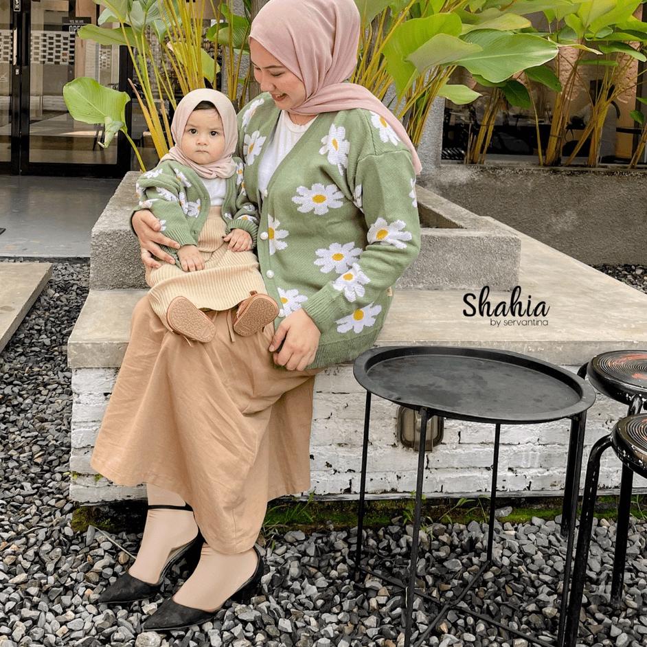 Terlaris SHAHIA - Flo Cardigan Couple Kids & Mommy
