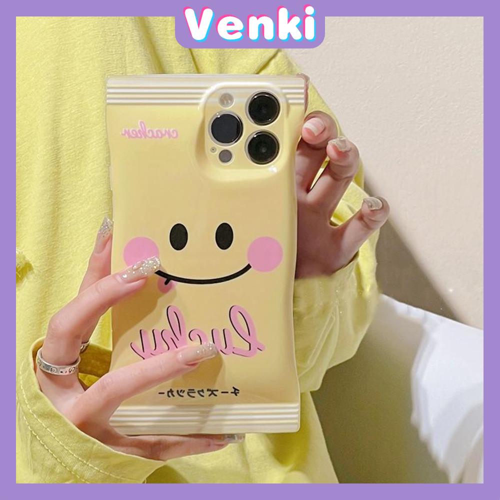 Case For iPhone 14 Pro Max Soft TPU Clear Case Snack Case Lucky Smile Camera Protection Airbag Shockproof For iPhone 14 13 12 11 Plus Pro Max 7 Plus X XR