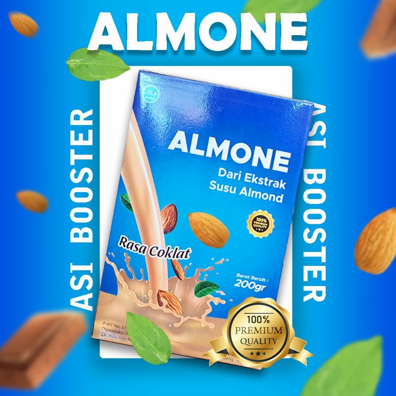 Almone susu pelancar asi booster asi afis susu almond almom almonde