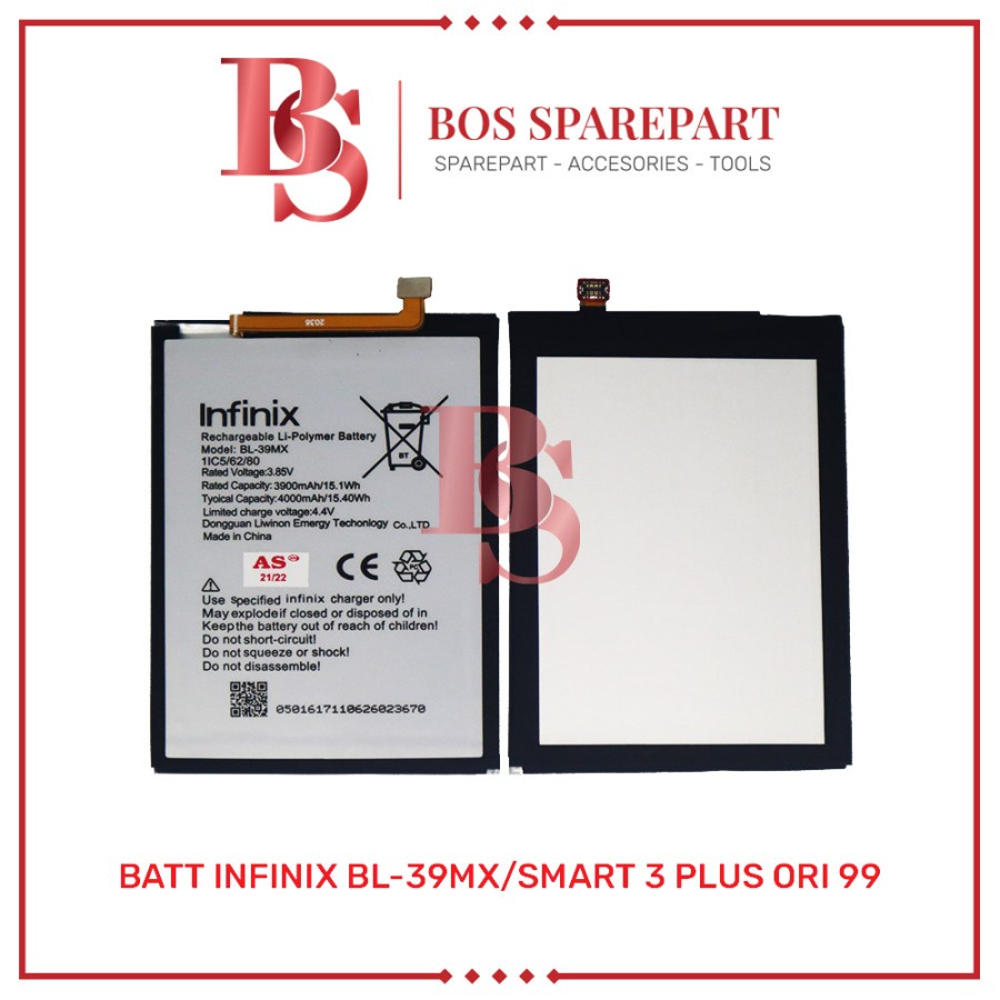 BATTERY INFINIX BL-39MX SMART 3 PLUS ORI 99