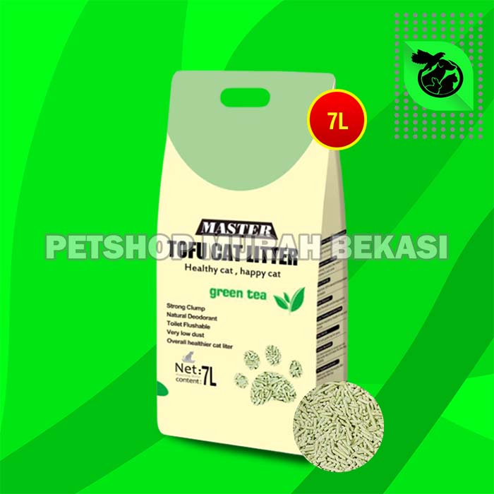 Pasir Kucing Gumpal Wangi Master tofu soya non Markotop tofu 7 Litter