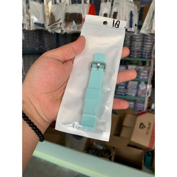 Strap Tali Jam tangan silikon tosca 18mm new produk 9909