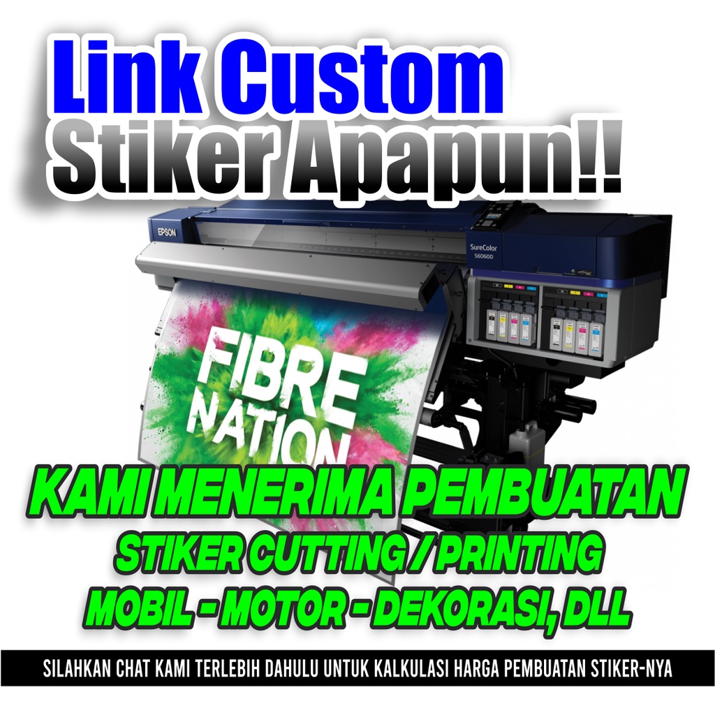 

Custom Stiker Cutting Printing Sticker Request hologram stiker mobil stiker motor aksesoris mobil stiker dekorasi