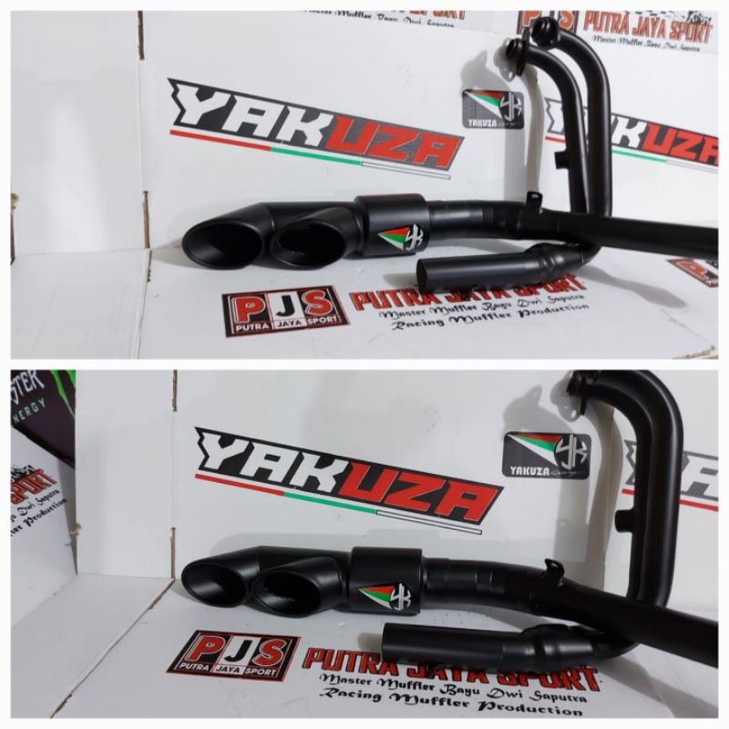 knalpot full system yakuza gp for cbr250rr, r25,ninja fi pnp