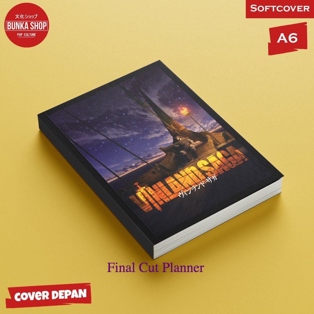 

Pocket Note Anime Vinland Saga 3 Softcover A6 Buku Tulis Catatan Notes Agenda Planner Jurnal .