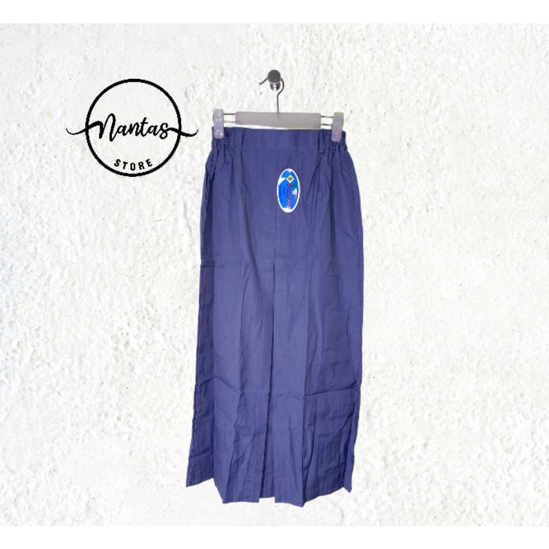 Rok Span SMA Abu Panjang Merk SERAGAM Rok SMA Span Panjang Rok Span SMA Belah Depan Rok Span SMK