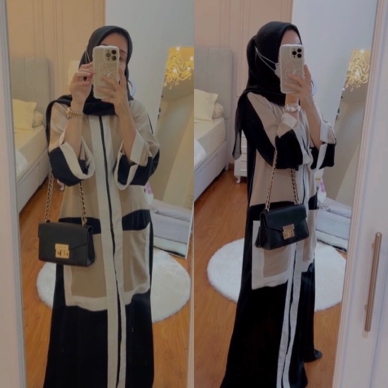Khalida abaya premium 4season hijab
