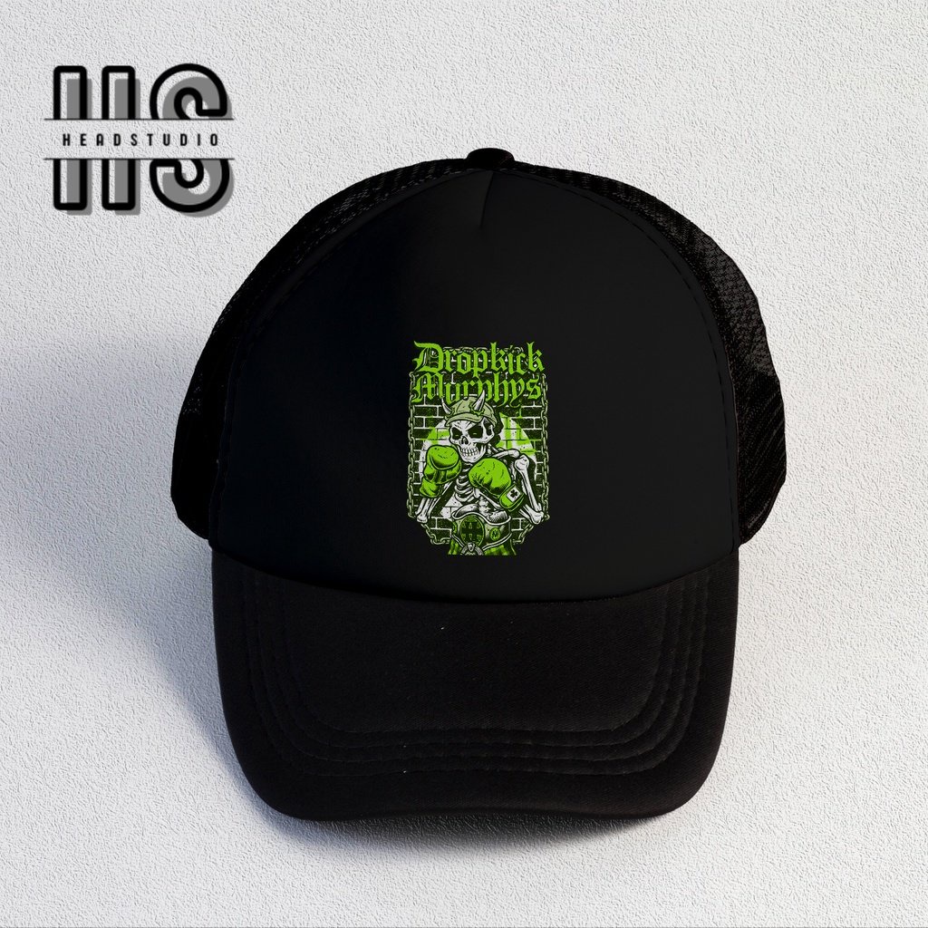 Dropkick Murphy | Trucker Hat Best Seller | Topi Pria | Topi | Trucker | Topi Band | Baseball | Band | Topi Jaring | Topi Sablon | Head Studio