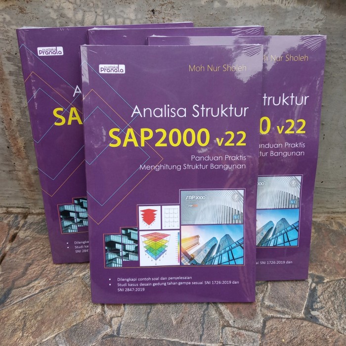 Jual Teknik Buku Teknik Sipil Analisa Struktur Sap2000 V22 | Shopee ...