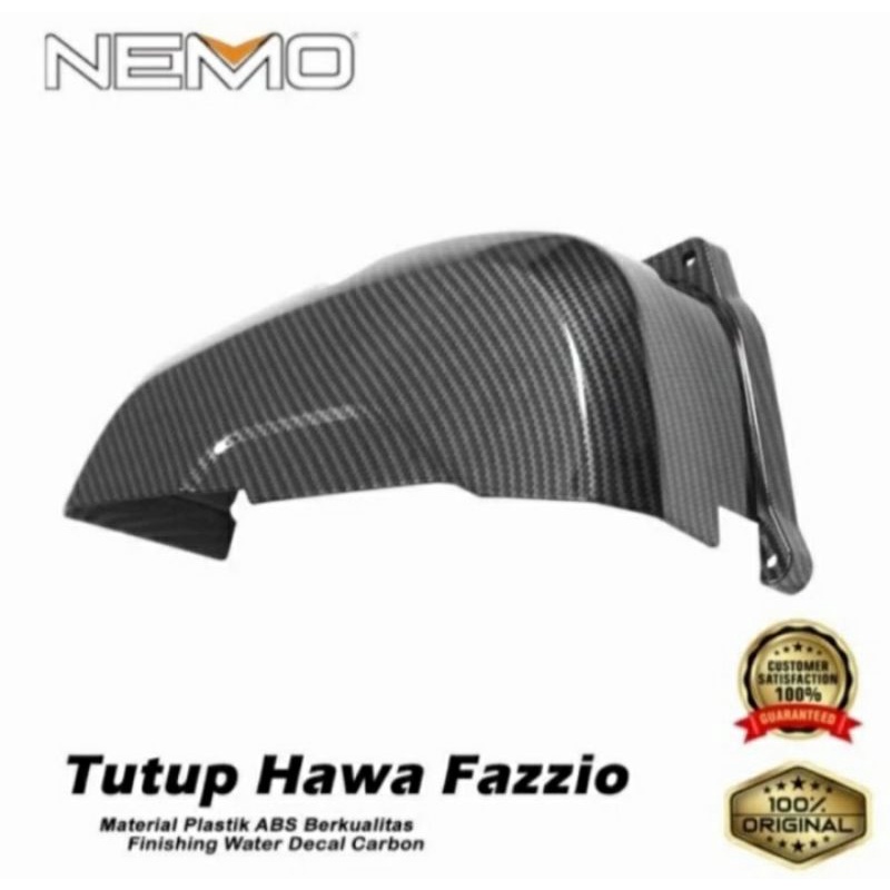 Cover Tutup Filter Udara FAZZIO 125 Carbon Nemo