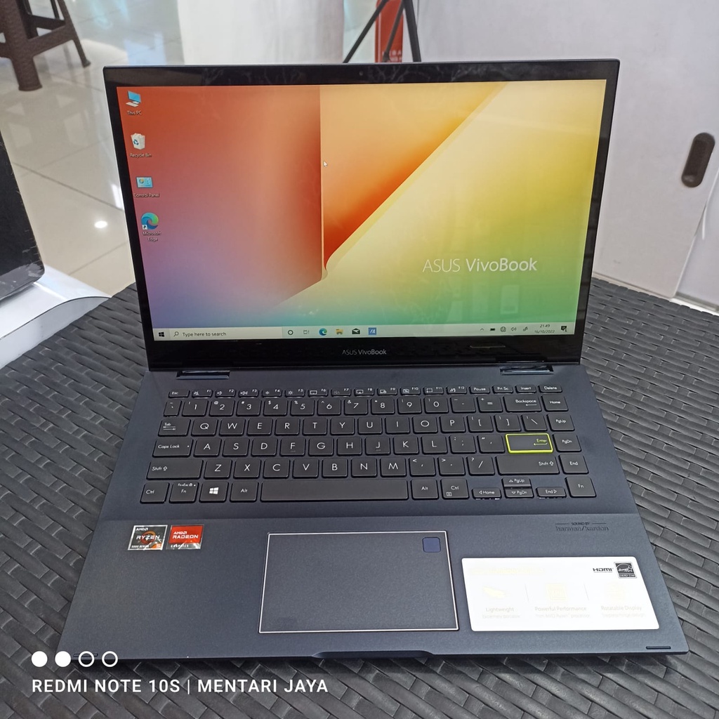 Laptop Asus Vivobook Flip 2in1 Touchscreen TM420UA AMD Ryzen 5 5500U 8GB 256GB 14 FHD IPS Windows