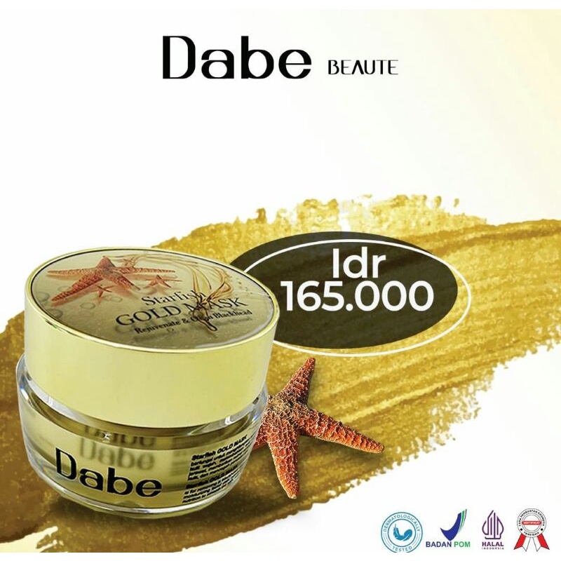 starfish gold mask dabe beaute