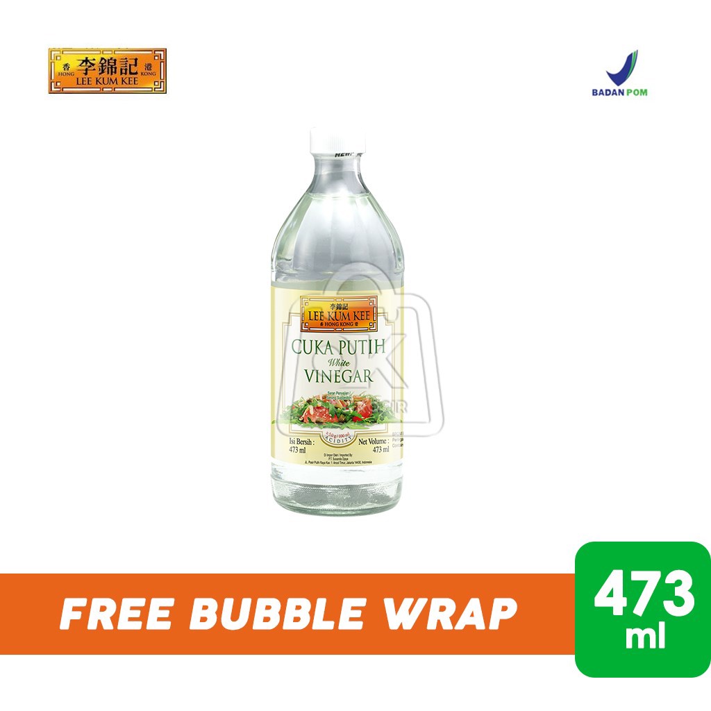 

Lee Kum Kee White Vinegar Cuka Putih (Botol Kaca 473ml)