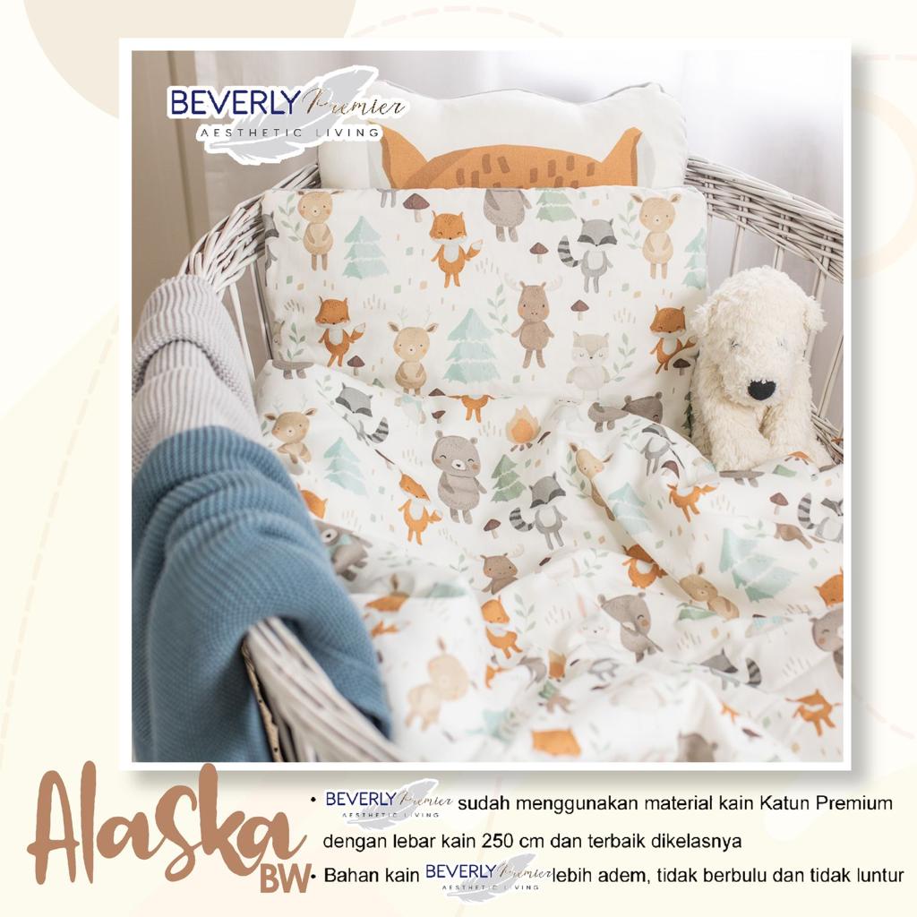 Sprei Anti Geser Bahan Katun Premium | Baby Farm Animals by beverly | 90 100 120 160 180