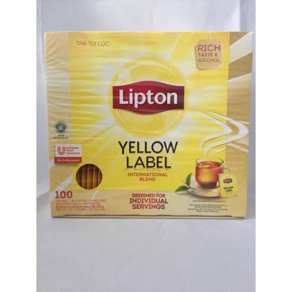 

lipton yellow label tea 100 with envelope