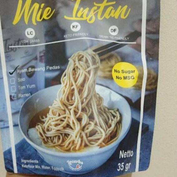 

MALL Mie instan keto varian kuah ayam bawang pedas 