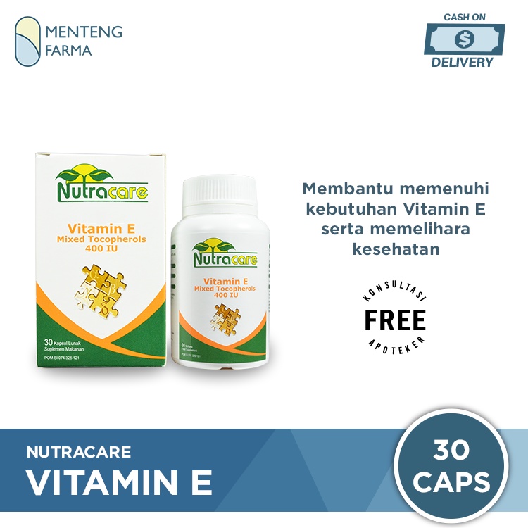 Nutracare Vitamin E Mixed Tocopherols