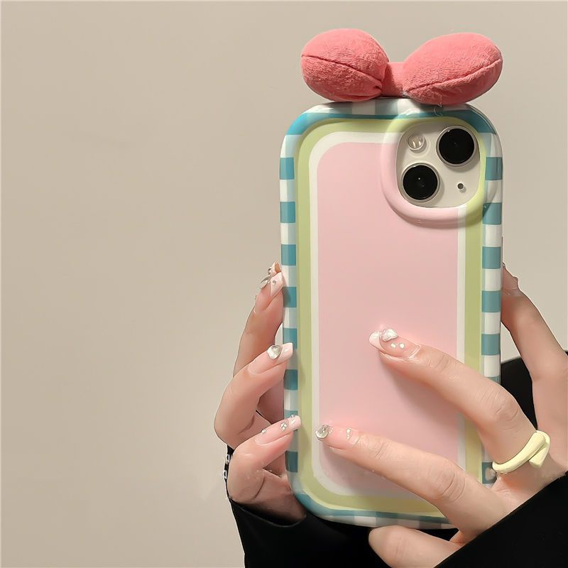 Case Motif Garis Aksen Pita Untuk iPhone 12 13 11 Pro Max X Xs Max Xr rfijdfj4