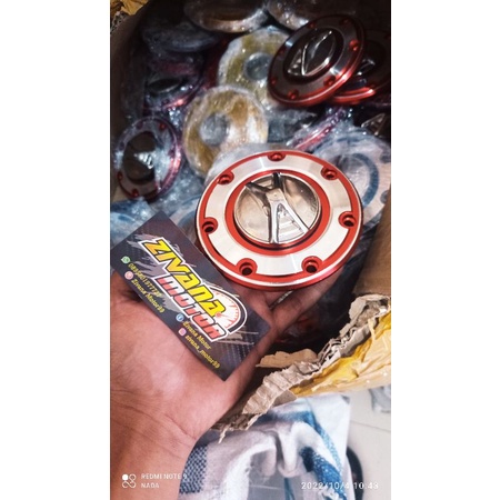 Cover tutup tangki ninja model CNC/ tutup tangki bensin ninja Model CNC