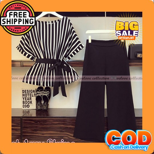 New Product - Eira Set 2In1 Bahan Crinkle Air Flow Setelan Wanita Terbaru 2022 Kekinian Atasan + Cel