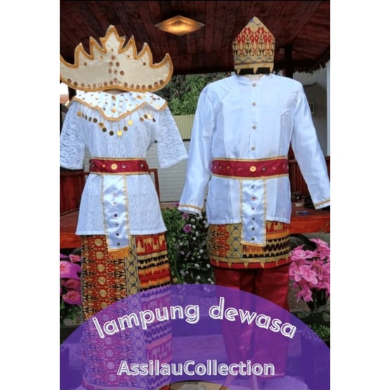 Baju Adat Lampung Dewasa ( Pria/Wanita )