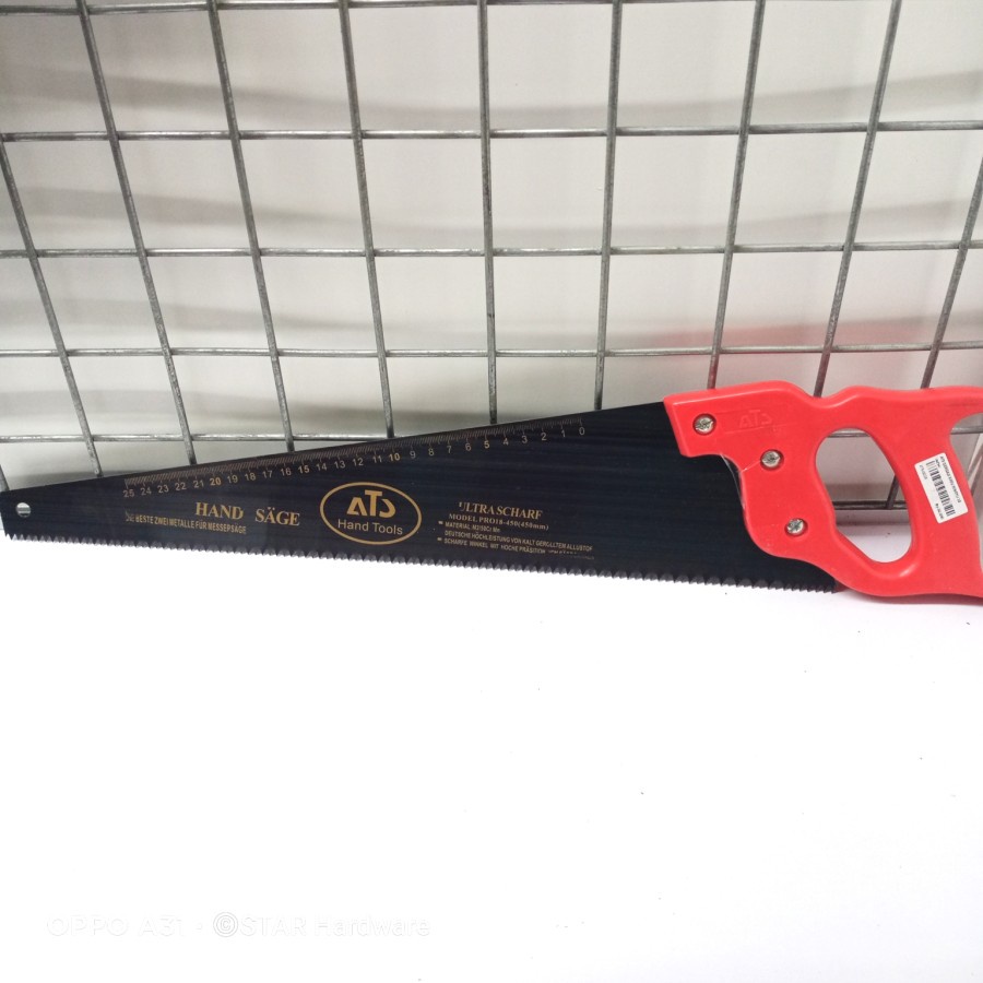 ATS Gergaji Kayu Kinryu 18 Inchi 450 mm Gagang PVC / Gergaji Tukang