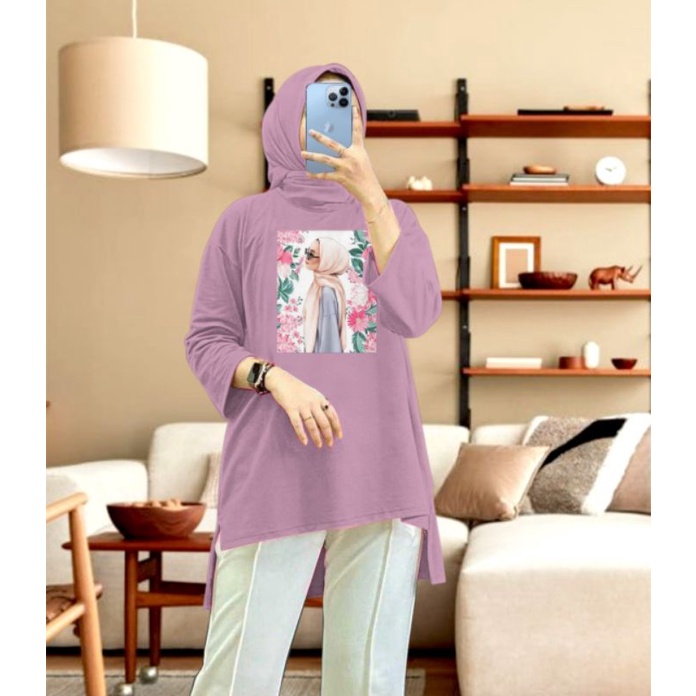 KAOS TUNIK HIJAP FASHION WOMEN OVERSIZE 08