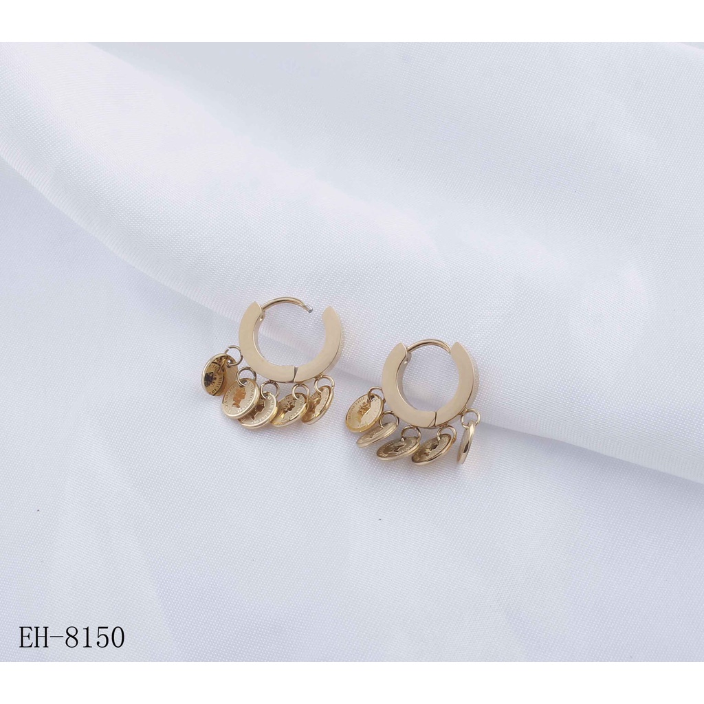 Anting Titanium Terbaru Perhiasan Fashion 8150/8134