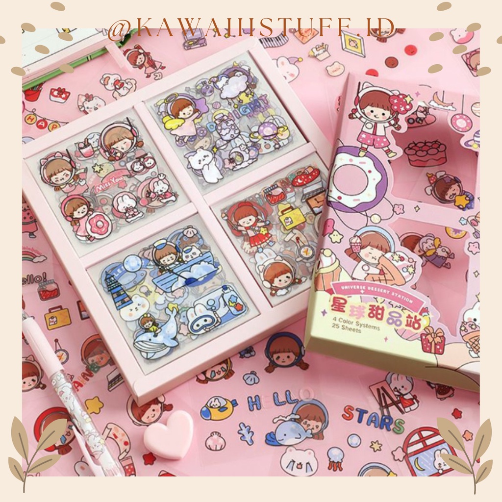 

[KAWAIIISTUFF.ID] 1 Lembar Sticker Dessert Station