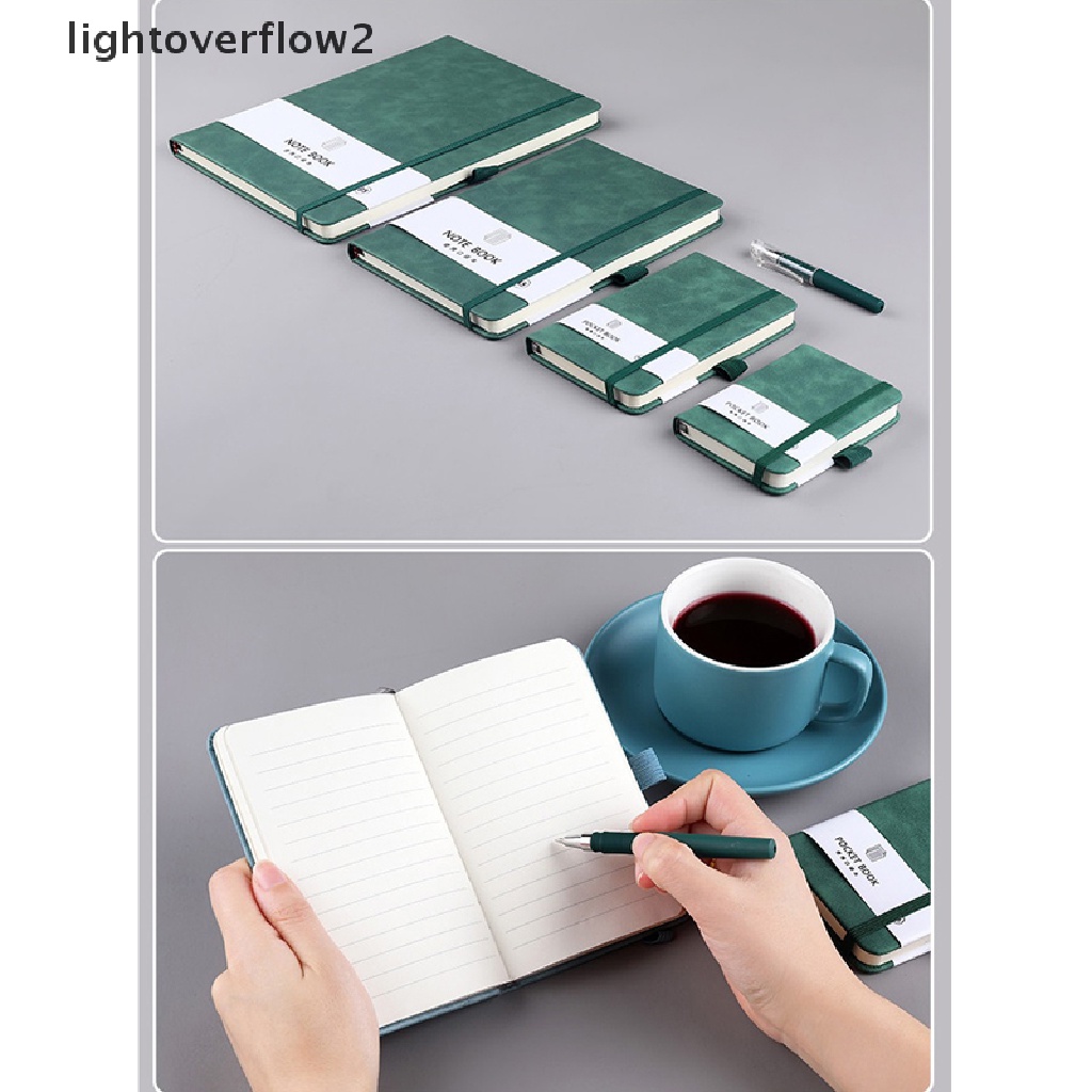 (lightoverflow2) Buku Notebook / Catatan / Agenda / Diary A6 A7 Ukuran Kecil Portable