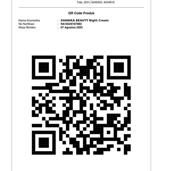 [120] BPOM PAKET PENGELUPASAN ✨ | 7 HARI PUTIH & GLOWING SHANIKA BEAUTY Produk Premium