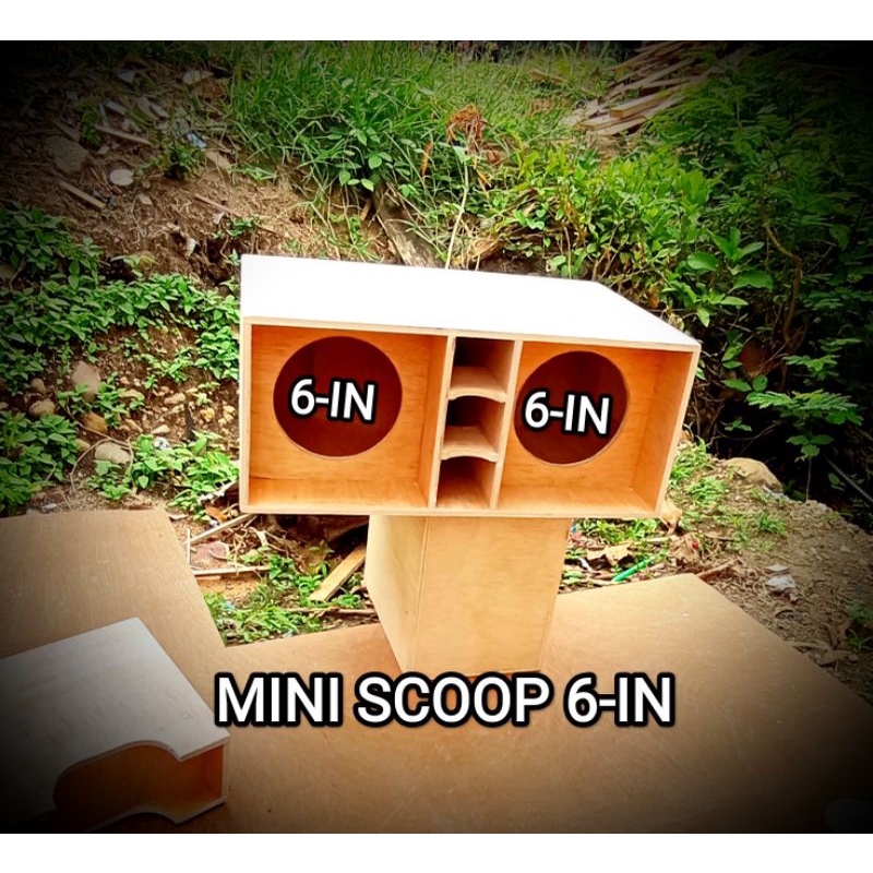Bok speaker mini scoop 6in double. bok 6in mentahan halus