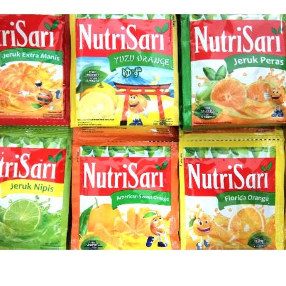 

↢ Nutrisari Renceng Jeruk Series isi 10pcs キ