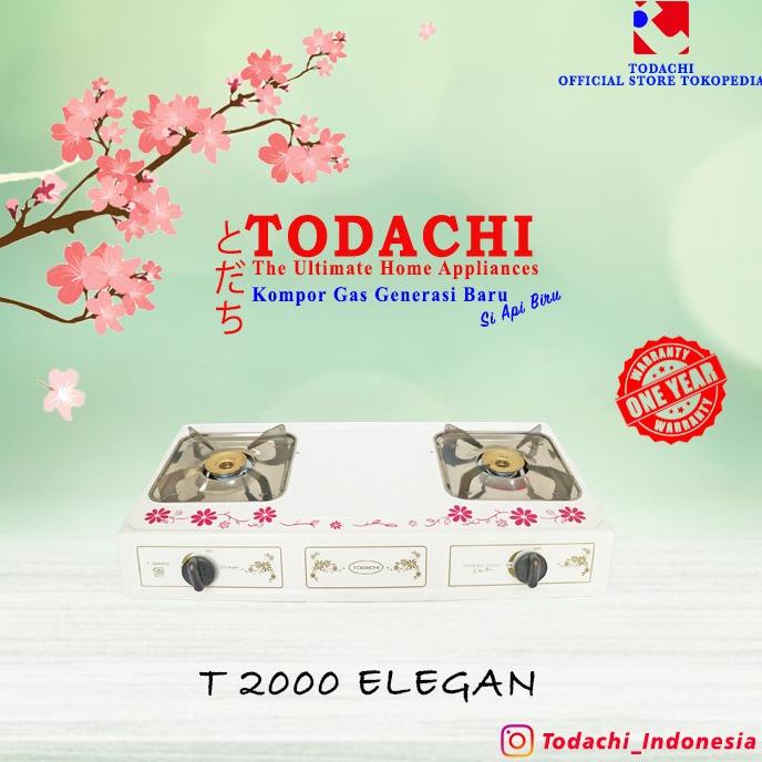 available Kompor gas Todachi 2 tungku T-2000 ELG